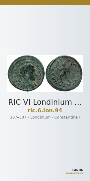 RIC VI Londinium 94 — CANOA