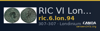 RIC VI Londinium 94 — CANOA