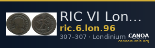 RIC VI Londinium 96 — CANOA