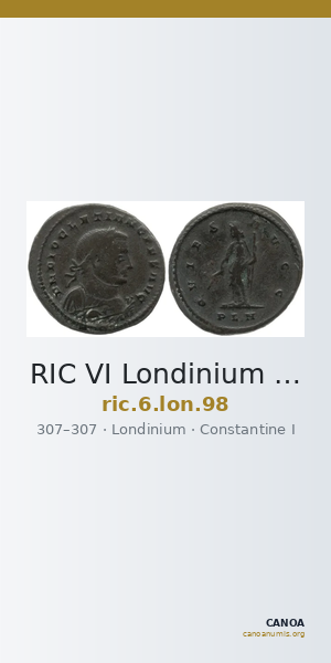 RIC VI Londinium 98 — CANOA