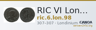 RIC VI Londinium 98 — CANOA