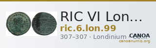 RIC VI Londinium 99 — CANOA