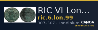 RIC VI Londinium 99 — CANOA