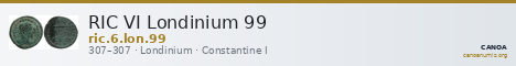 RIC VI Londinium 99 — CANOA