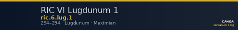 RIC VI Lugdunum 1 — CANOA