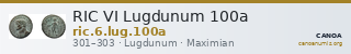RIC VI Lugdunum 100a — CANOA