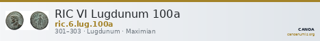RIC VI Lugdunum 100a — CANOA
