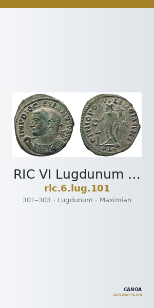 RIC VI Lugdunum 101 — CANOA