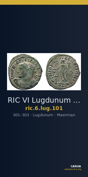 RIC VI Lugdunum 101 — CANOA