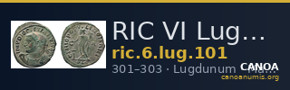 RIC VI Lugdunum 101 — CANOA
