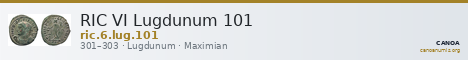RIC VI Lugdunum 101 — CANOA