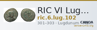 RIC VI Lugdunum 102 — CANOA