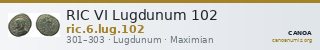RIC VI Lugdunum 102 — CANOA