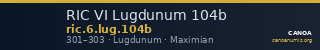 RIC VI Lugdunum 104b — CANOA