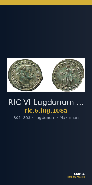 RIC VI Lugdunum 108a — CANOA