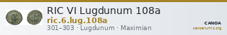 RIC VI Lugdunum 108a — CANOA