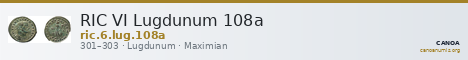 RIC VI Lugdunum 108a — CANOA