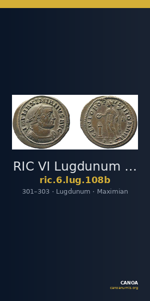 RIC VI Lugdunum 108b — CANOA