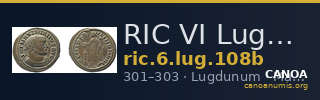 RIC VI Lugdunum 108b — CANOA