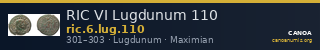 RIC VI Lugdunum 110 — CANOA