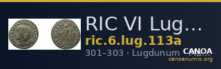 RIC VI Lugdunum 113a — CANOA