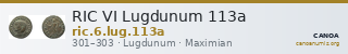 RIC VI Lugdunum 113a — CANOA