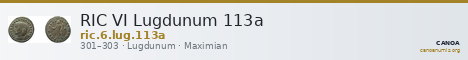 RIC VI Lugdunum 113a — CANOA