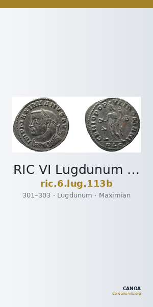 RIC VI Lugdunum 113b — CANOA
