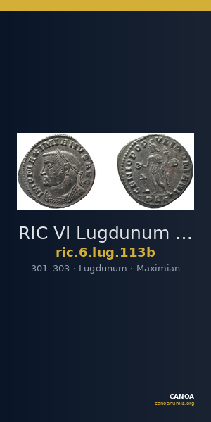 RIC VI Lugdunum 113b — CANOA