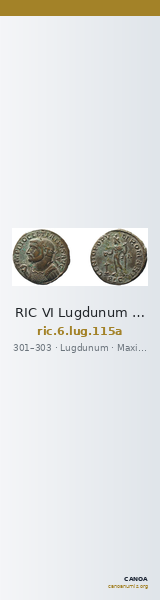 RIC VI Lugdunum 115a — CANOA