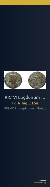 RIC VI Lugdunum 115a — CANOA
