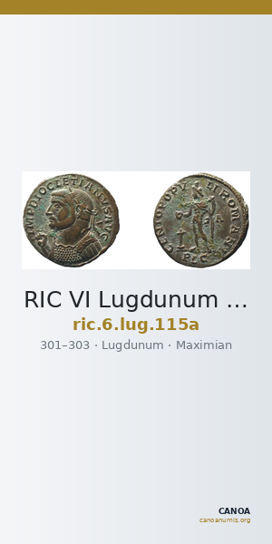 RIC VI Lugdunum 115a — CANOA