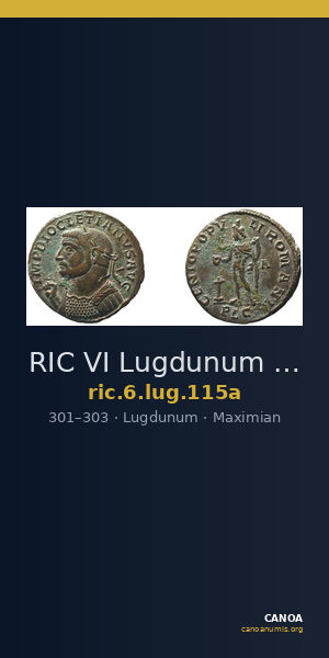 RIC VI Lugdunum 115a — CANOA