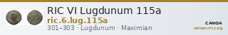RIC VI Lugdunum 115a — CANOA
