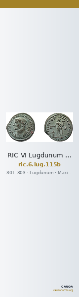 RIC VI Lugdunum 115b — CANOA