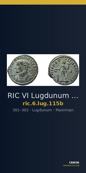 RIC VI Lugdunum 115b — CANOA