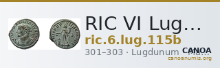 RIC VI Lugdunum 115b — CANOA