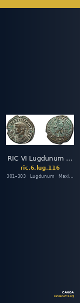 RIC VI Lugdunum 116 — CANOA