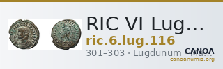 RIC VI Lugdunum 116 — CANOA