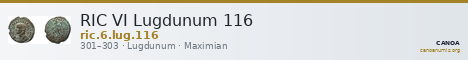 RIC VI Lugdunum 116 — CANOA