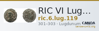 RIC VI Lugdunum 119 — CANOA