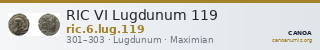 RIC VI Lugdunum 119 — CANOA