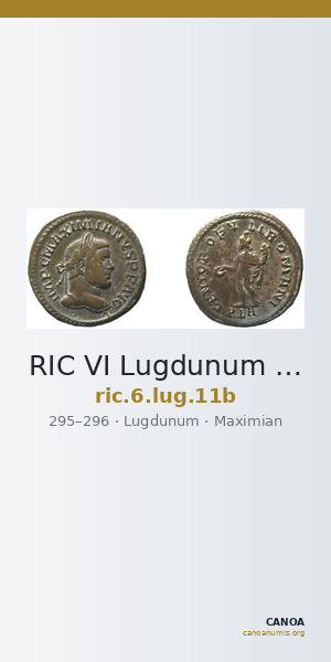 RIC VI Lugdunum 11b — CANOA