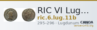 RIC VI Lugdunum 11b — CANOA