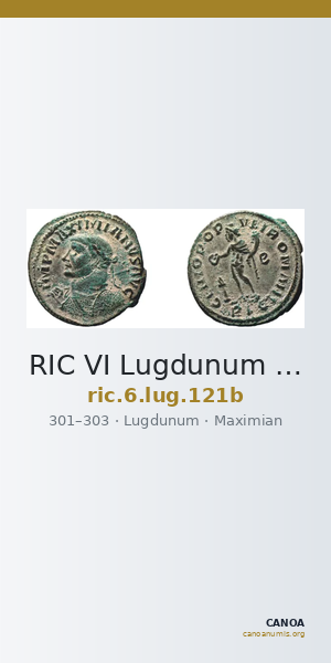 RIC VI Lugdunum 121b — CANOA