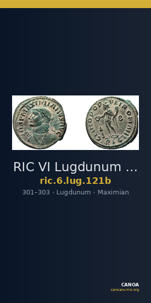 RIC VI Lugdunum 121b — CANOA