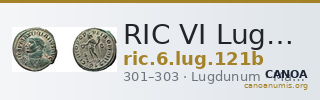 RIC VI Lugdunum 121b — CANOA