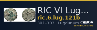 RIC VI Lugdunum 121b — CANOA
