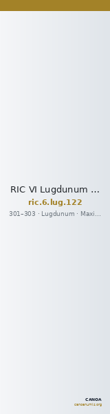RIC VI Lugdunum 122 — CANOA