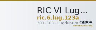 RIC VI Lugdunum 123a — CANOA